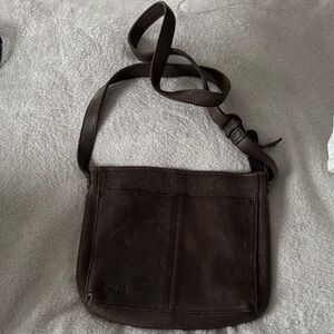 Duluth Trading Co Dark Brown Messenger Bag